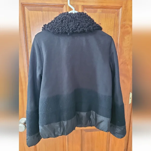 Moncler Maglia Cardigan Jacket black sherpa Full Zip - Picture 2 of 11